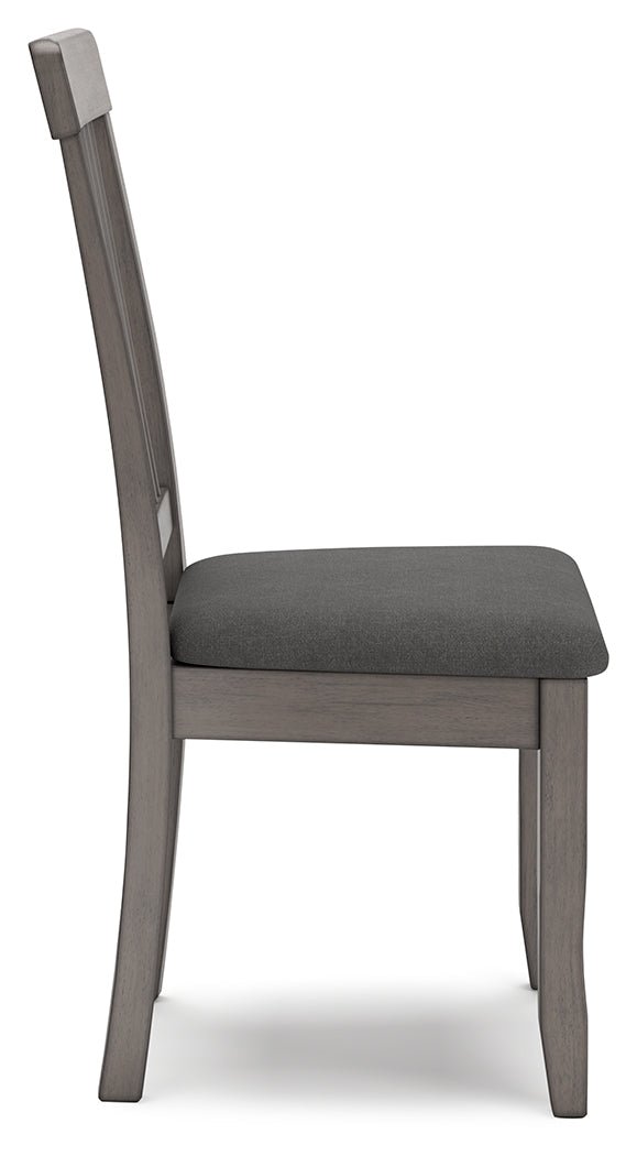 Shullden Gray Dining Table and 2 Chairs - Lara FurnitureDining Room Set