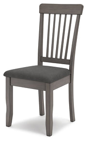 Shullden Gray Dining Table and 2 Chairs - Lara FurnitureDining Room Set