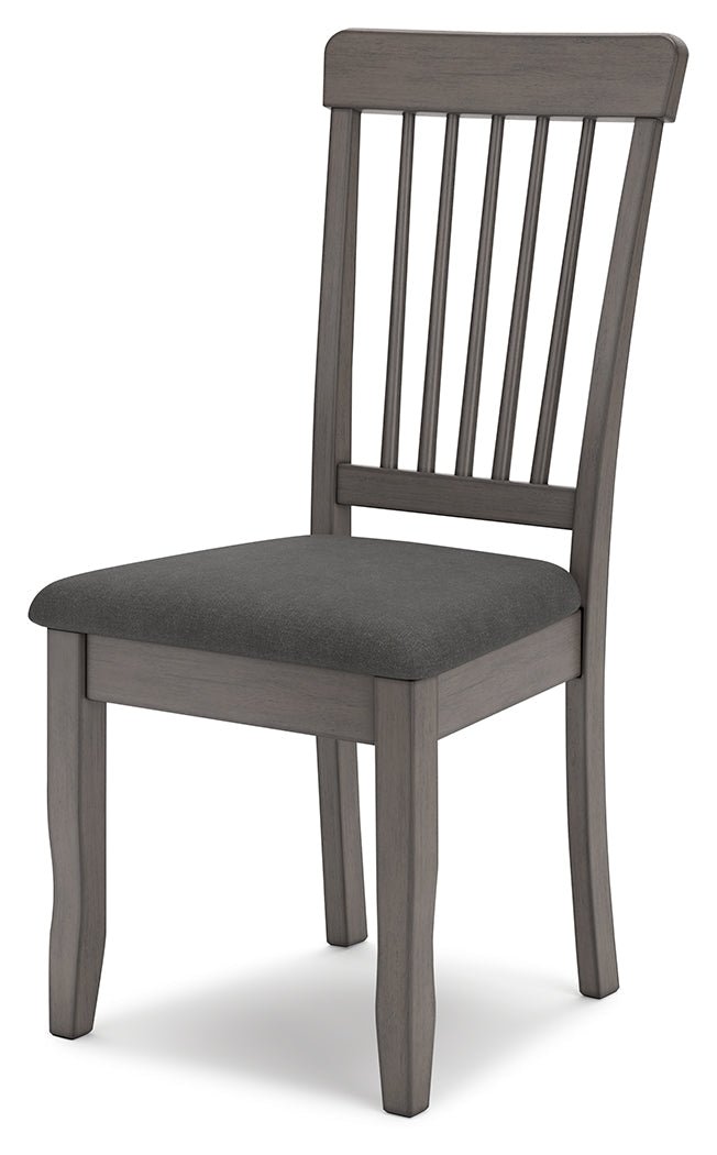 Shullden Gray Dining Table and 2 Chairs - Lara FurnitureDining Room Set