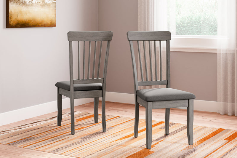 Shullden Gray Dining Table and 2 Chairs - Lara FurnitureDining Room Set