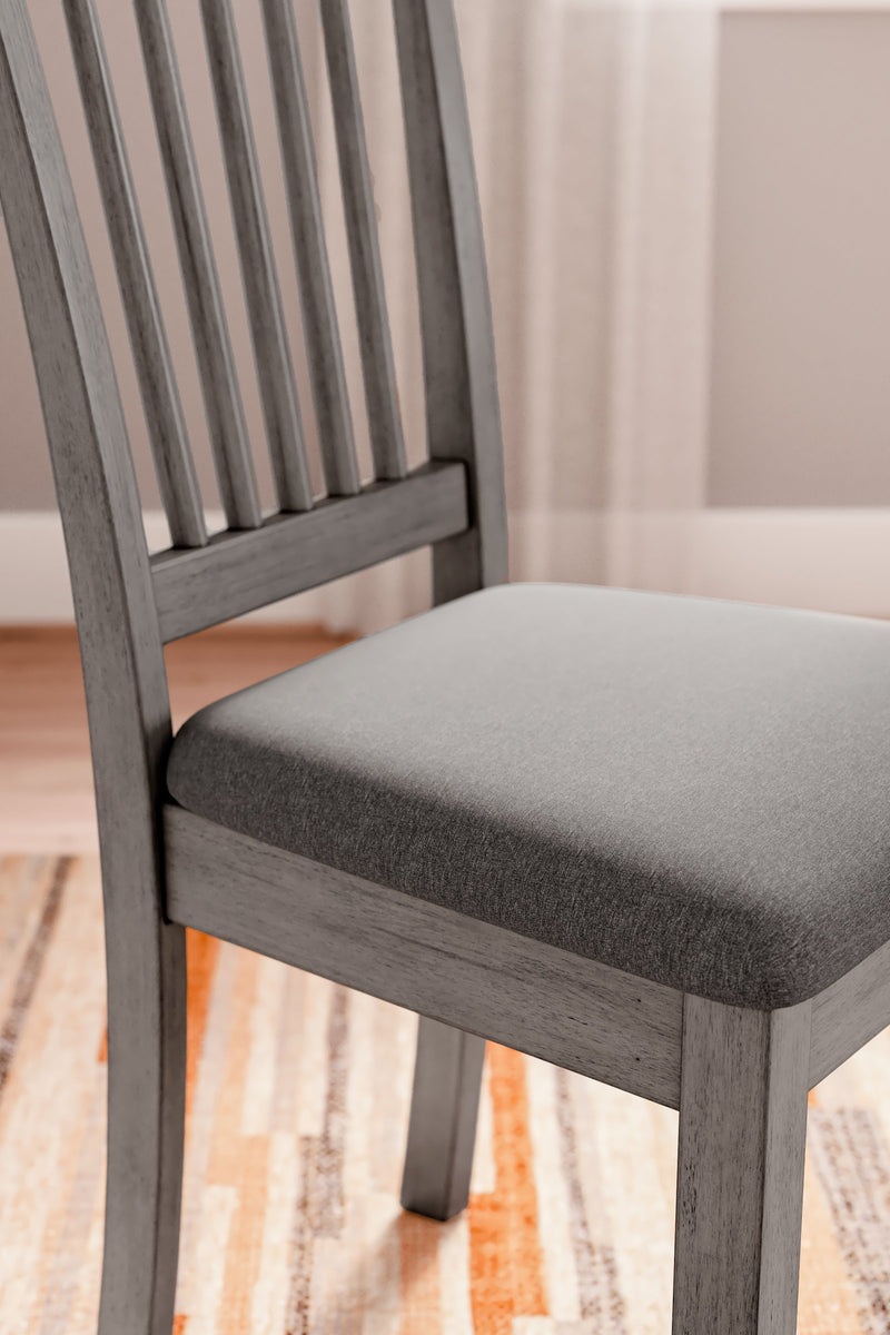 Shullden Gray Dining Table and 2 Chairs - Lara FurnitureDining Room Set