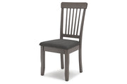 Shullden Gray Dining Table and 4 Chairs - Lara FurnitureDining Room Set