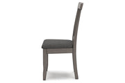 Shullden Gray Dining Table and 4 Chairs - Lara FurnitureDining Room Set
