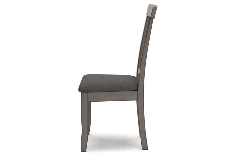 Shullden Gray Dining Table and 4 Chairs - Lara FurnitureDining Room Set