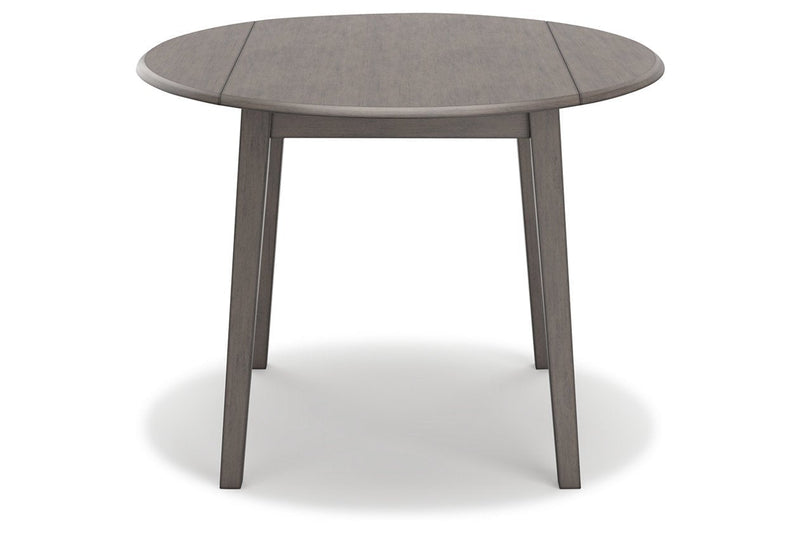 Shullden Gray Dining Table and 4 Chairs - Lara FurnitureDining Room Set