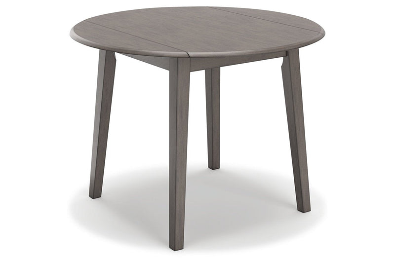 Shullden Gray Dining Table and 4 Chairs - Lara FurnitureDining Room Set
