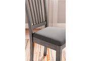 Shullden Gray Dining Table and 4 Chairs - Lara FurnitureDining Room Set