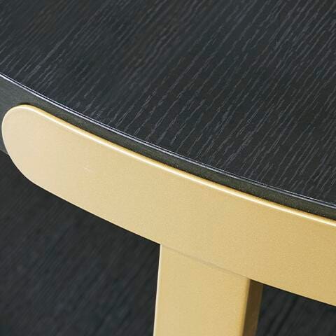 Shylore Black/Brass Finish Table (Set of 3) - T410-13