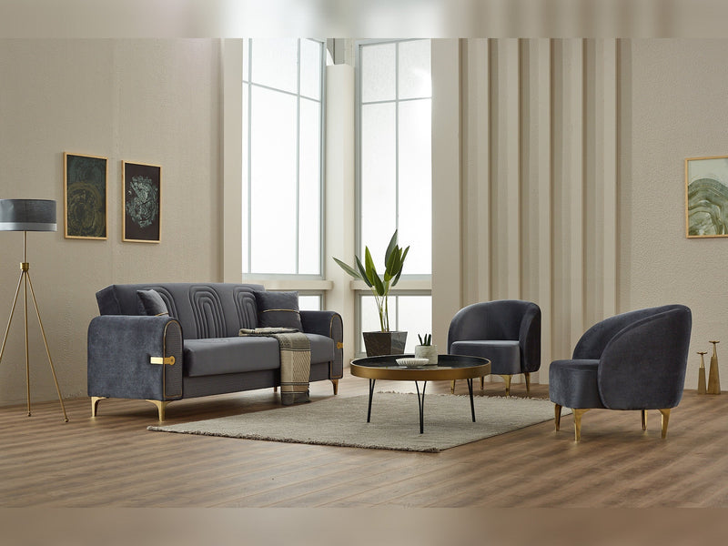 Siderno Chair in Beige - 200-SIM-SID-VELVET260-B