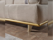 Sidney 3-pieces (Sofa & Loveseat & Chair) Livingroom in White - Orange - 200-ELIF-SID-A204-321