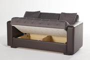 Sidney 3 Seat Sleeper (Bolzoni Brown) 1 Piece - Lara FurnitureSleeper Sofa