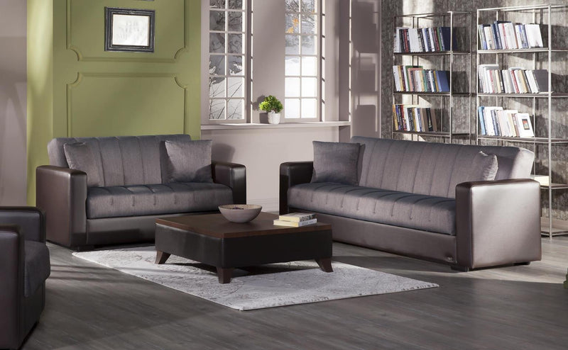 Sidney 3 Seat Sleeper (Bolzoni Brown) 1 Piece - Lara FurnitureSleeper Sofa