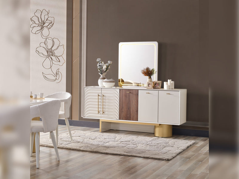 Sidney Consol With Mirror - 200-ELIF-SID-A202-CON
