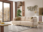 Sidney Convertible Loveseat in Beige - 200-ELIF-SID-A206-2