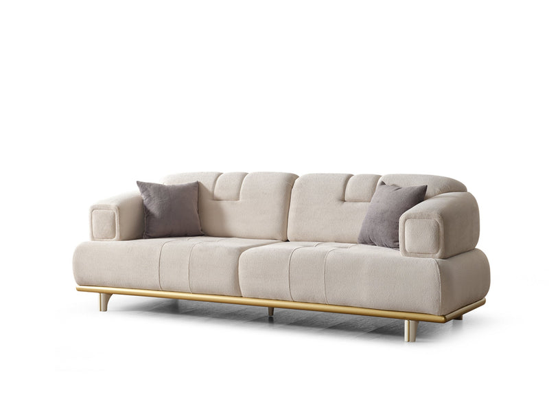 Sidney Convertible Loveseat in Cream - 200-ELIF-SID-A205-2