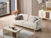 Sidney Convertible Loveseat in Cream - 200-ELIF-SID-A205-2