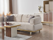 Sidney Convertible Sofa in Beige - 200-ELIF-SID-A206-3