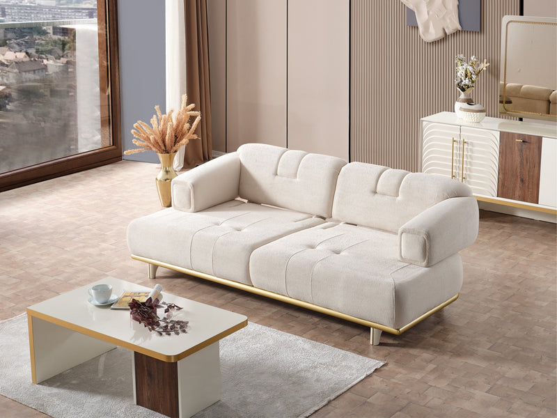 Sidney Convertible Sofa in Cream - 200-ELIF-SID-A205-3