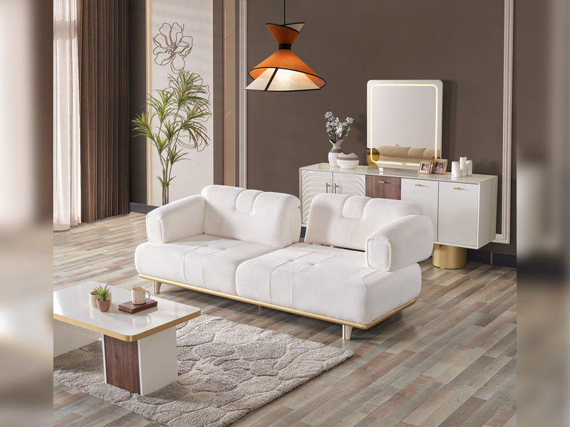 Sidney Convertible Sofa in Cream - 200-ELIF-SID-A205-3
