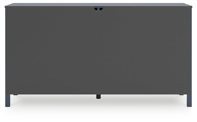 Simmenfort Full Panel Headboard with Dresser, Chest and Nightstand in Navy Blue - PKG020614