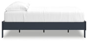 Simmenfort Full Platform Bed with Dresser and 2 Nightstands in Navy Blue - PKG020624