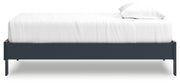 Simmenfort Navy Blue Twin Platform Bed from Ashley - Lara Furniture