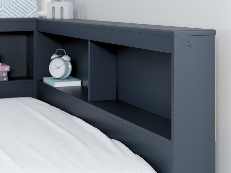 Simmenfort Navy Blue Youth Bookcase Storage Bedroom Set from Ashley - Lara Furniture