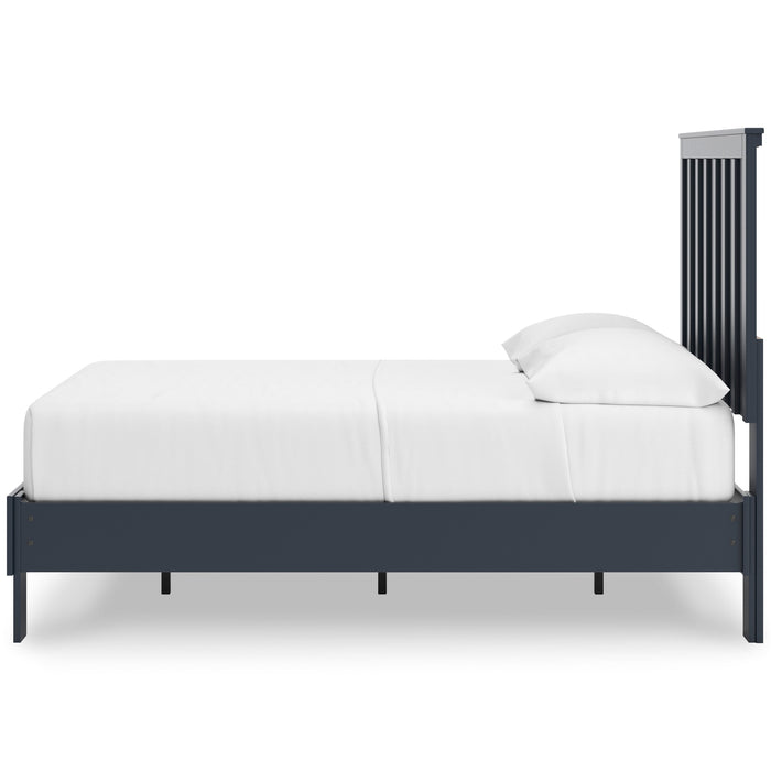 Simmenfort Navy Blue Youth Platform Bedroom Set - Gate FurnitureYouth Bedroom Set