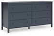 Simmenfort Navy Blue Youth Platform Bedroom Set - Gate FurnitureYouth Bedroom Set