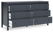 Simmenfort Navy Blue Youth Platform Bedroom Set - Lara FurnitureYouth Bedroom Set