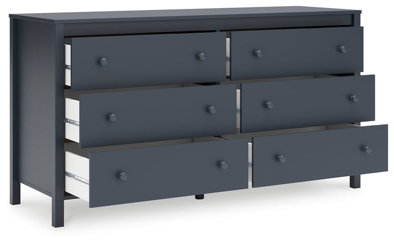 Simmenfort Navy Blue Youth Platform Bedroom Set - Lara FurnitureYouth Bedroom Set