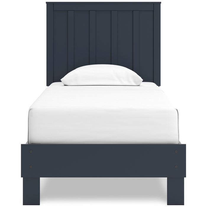 Simmenfort Navy Blue Youth Platform Bedroom Set - Gate FurnitureYouth Bedroom Set