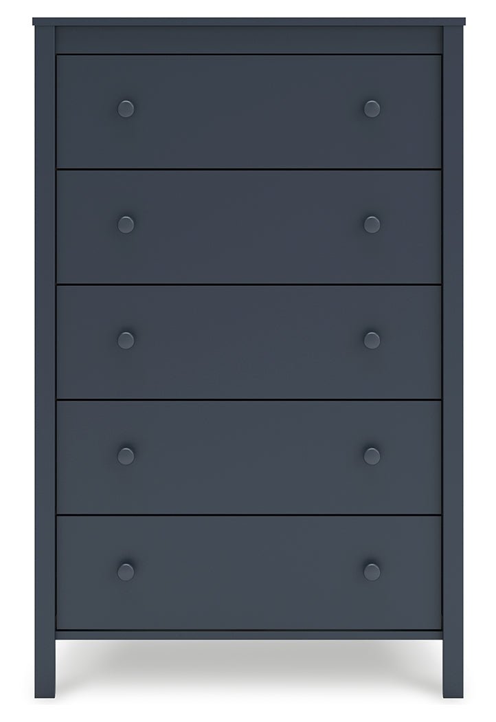 Simmenfort Navy Blue Youth Platform Bedroom Set - Lara FurnitureYouth Bedroom Set