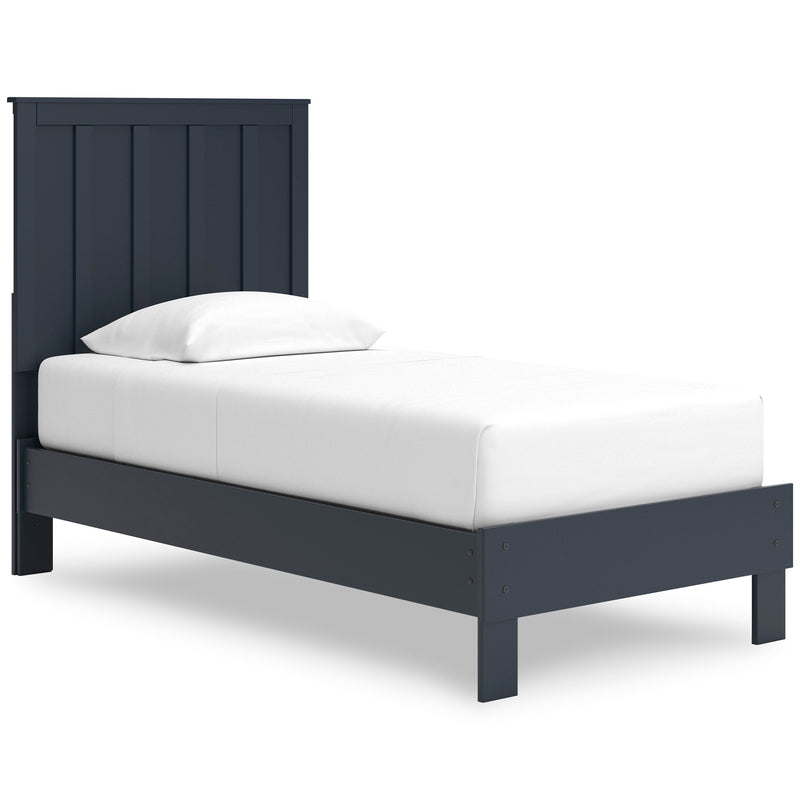 Simmenfort Navy Blue Youth Platform Bedroom Set - Lara FurnitureYouth Bedroom Set