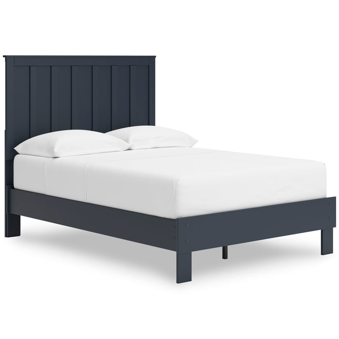 Simmenfort Navy Blue Youth Platform Bedroom Set - Gate FurnitureYouth Bedroom Set