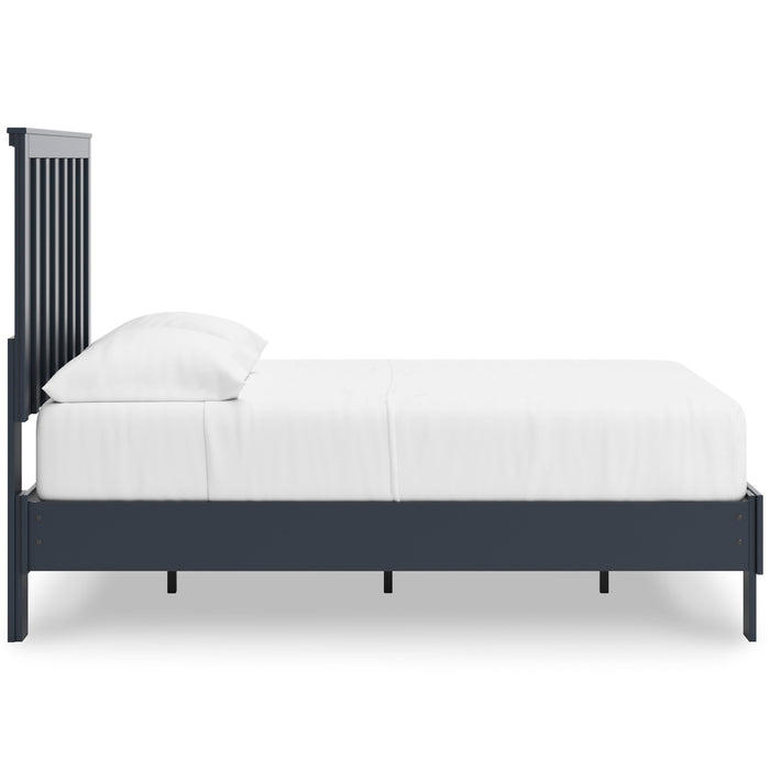 Simmenfort Navy Blue Youth Platform Bedroom Set - Gate FurnitureYouth Bedroom Set
