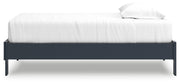 Simmenfort Twin Platform Bed with Dresser, Chest and 2 Nightstands in Navy Blue - PKG020618