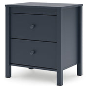 Simmenfort Twin Platform Bed with Dresser, Chest and Nightstand in Navy Blue - PKG020621