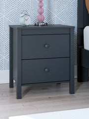 Simmenfort Twin Platform Bed with Dresser, Chest and Nightstand in Navy Blue - PKG020621