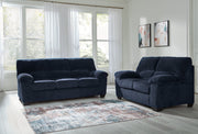 SimpleJoy Navy Living Room Set - Lara FurnitureLiving Room Set