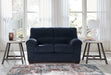 SimpleJoy Navy Loveseat - Gate FurnitureLoveseat