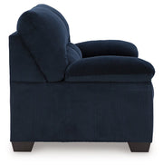 SimpleJoy Navy Loveseat - Lara FurnitureLoveseat
