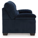 SimpleJoy Navy Loveseat - Gate FurnitureLoveseat