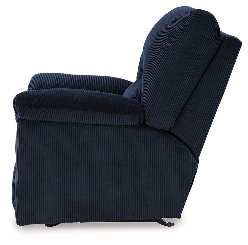 SimpleJoy Navy Recliner - Lara FurnitureRecliner Chair