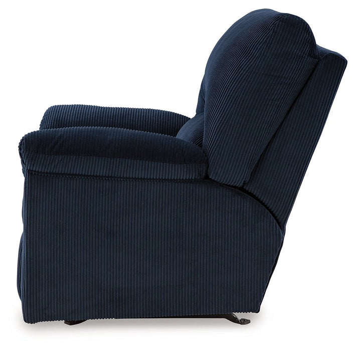 SimpleJoy Navy Recliner - Gate FurnitureRecliner Chair