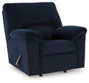SimpleJoy Navy Recliner - Lara FurnitureRecliner Chair