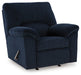 SimpleJoy Navy Recliner - Gate FurnitureRecliner Chair