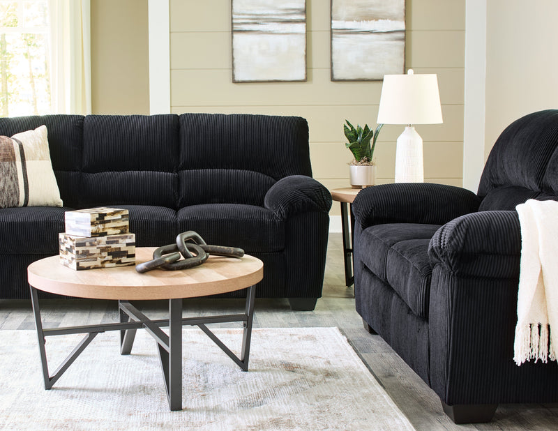 SimpleJoy Onyx Living Room Set - Gate FurnitureLiving Room Set