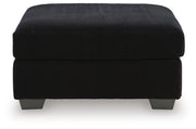 SimpleJoy Onyx Oversized Accent Ottoman - 2420408