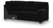 SimpleJoy Onyx Right-Arm Facing Sofa with Corner Wedge - 2420449
